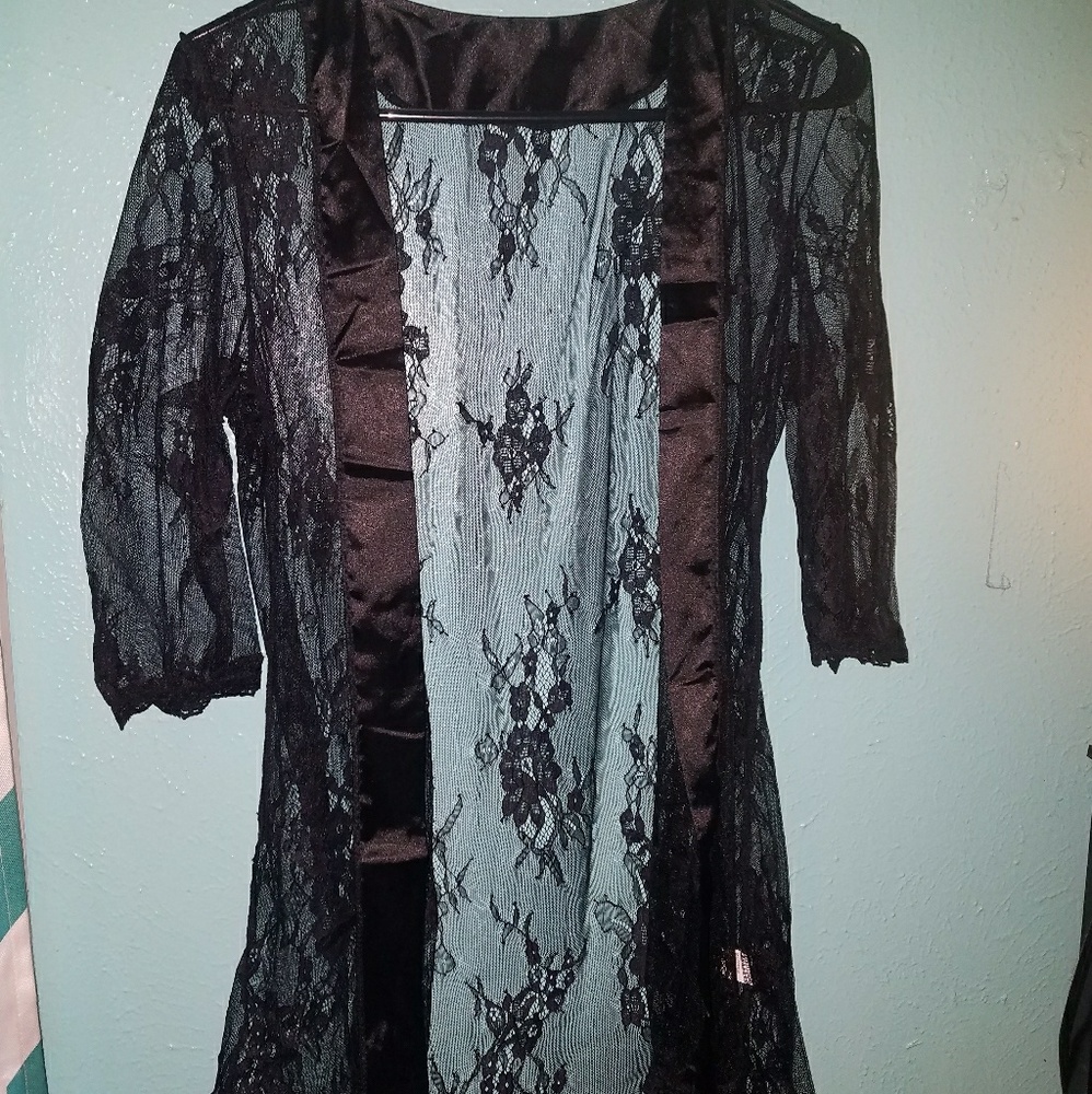 Black robe.